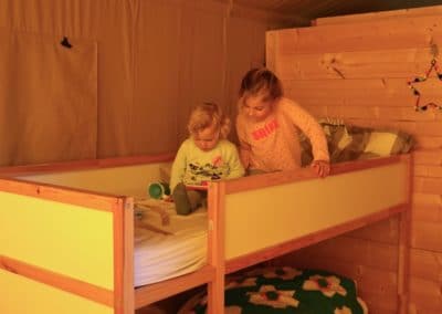 Family holiday glamping and safaritents Le Marche